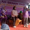 Srikandi Ungu Kecamatan Pasar Kemis Senam Bareng Ibu Sekda Kabupaten Tangerang