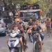 Diduga Gara -Gara Ikut Trend Telolet Bersama Rekan Bersepeda Seorang Bocah Nyaris Tewas Terlindas Bus
