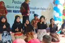 Perpisahan Siswa Siswi SDN Kampung Baru III Kecamatan Rajeg Adakan Pentas Seni
