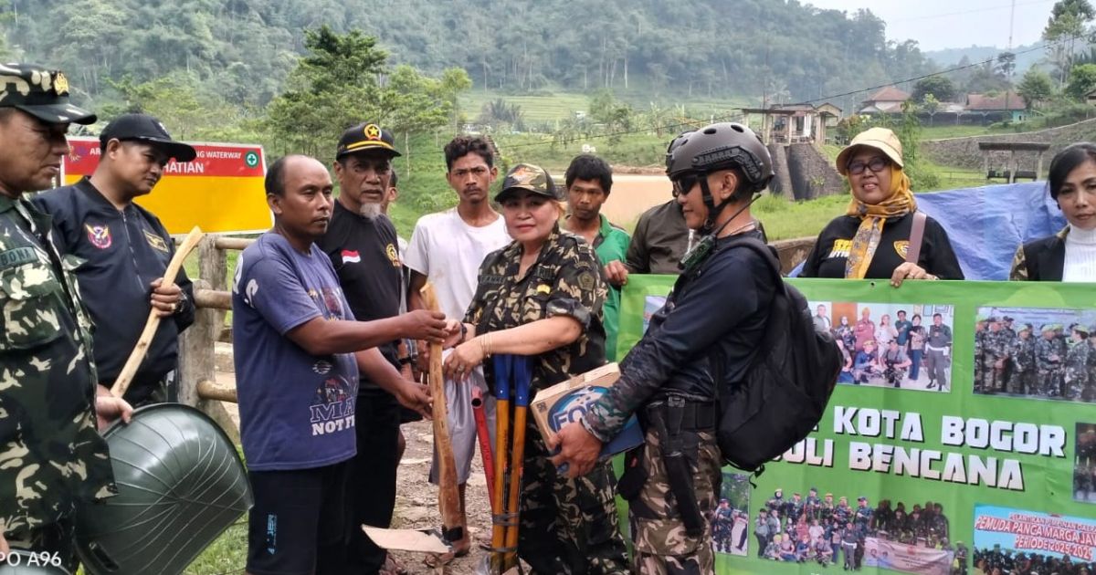 PPM Kota Bogor mengunjungi para korban bencana banjir di wilayah Cibunian, Kecamatan Pamijahan, Kabupaten Bogor, Selasa (21/4/2026)