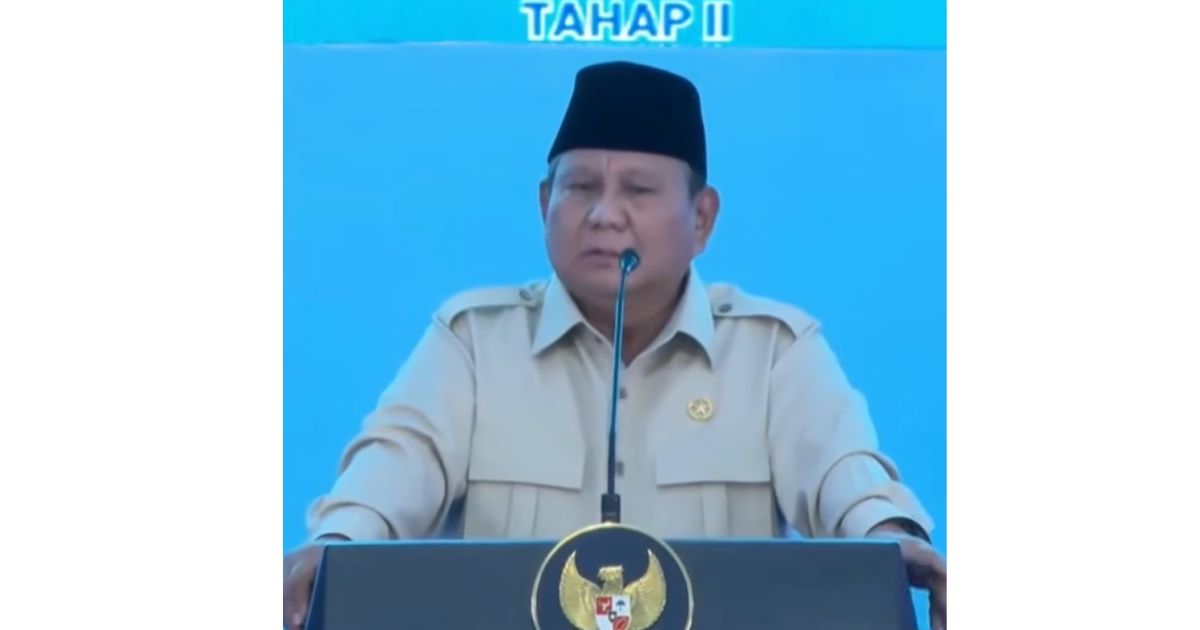 Presiden saat menghadiri acara groundbreaking 13 proyek hilirisasi nasional di Cilacap/tangkap layar video Setpres RI