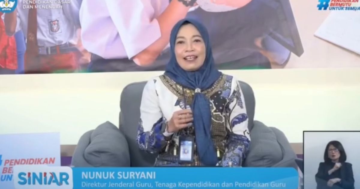 Direktur Jenderal Guru dan Tenaga Kependidikan (Dirjen GTK) Kemendikdasmen, Nunuk Suryani/Instagram Kemendikdasmen