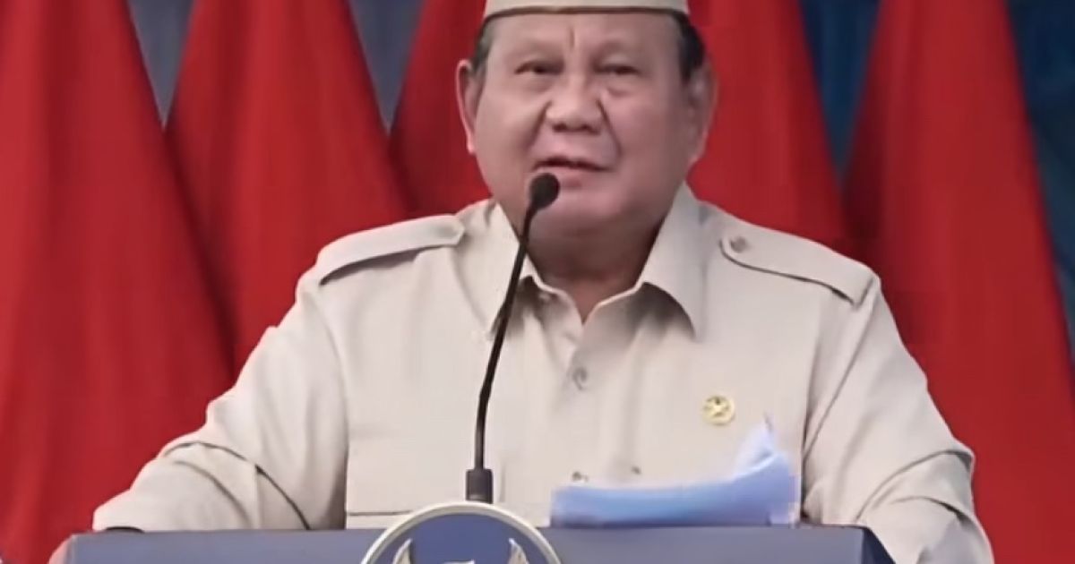 Begini Konteks Utuh Pidato ‘Emang Gue Pikirin’ Presiden Prabowo Subianto: Soal Literasi Publik dan Pemahaman Politik