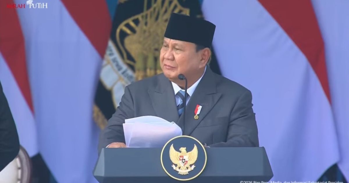 Presiden Prabowo di HUT Bhayangkara: Hukum Bukan Alat Balas Dendam Politik