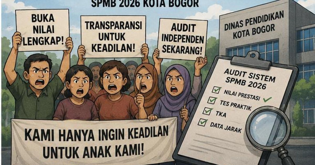 SPMB SMP Kota Bogor Disorot, Sistem Tertutup Picu Krisis Kepercayaan Publik dan Tuntutan Audit Independen