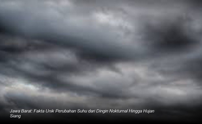 Cuaca Wilayah Jawa Barat dan Sekitarnya