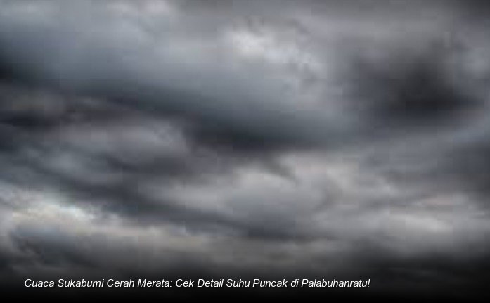 Cuaca Sukabumi Cerah Merata: Cek Detail Suhu Puncak di Palabuhanratu!