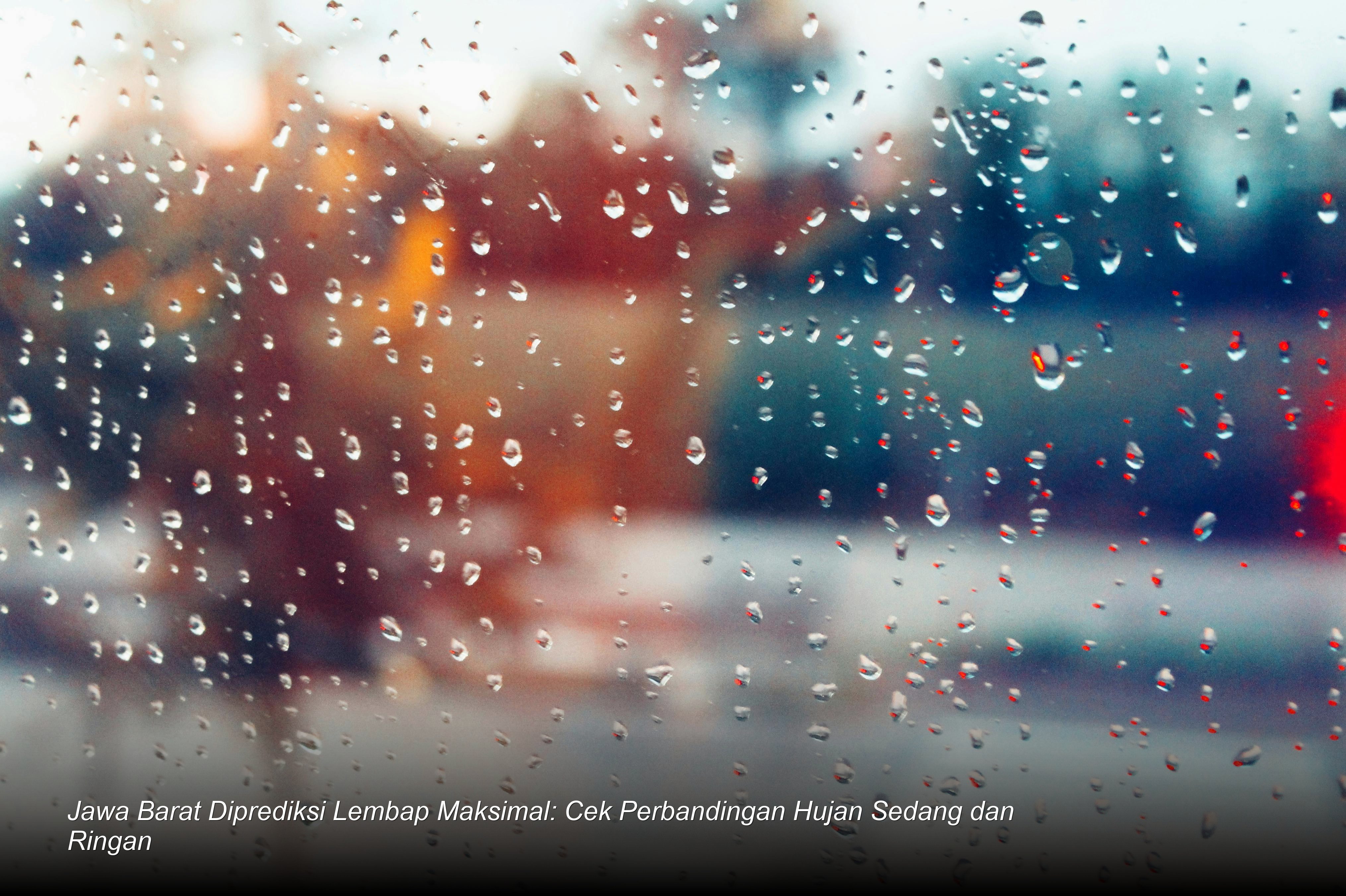 Jawa Barat Diprediksi Lembap Maksimal: Cek Perbandingan Hujan Sedang dan Ringan