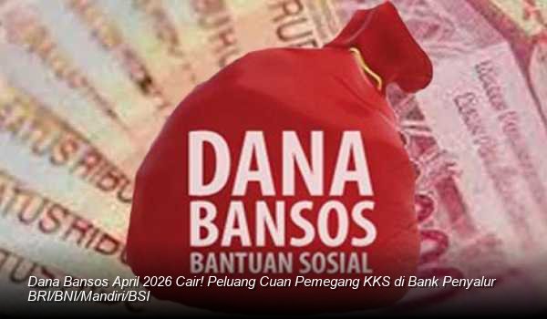INFO RESMI KEMENSOS - Tampilan website cekbansos.kemensos.go.id di layar ponsel menunjukkan status penerima bantuan PKH April 2026.