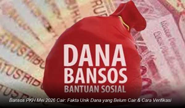 INFO RESMI KEMENSOS - Tampilan layar ponsel yang menunjukkan proses verifikasi data penerima bantuan sosial melalui situs resmi Kemensos.