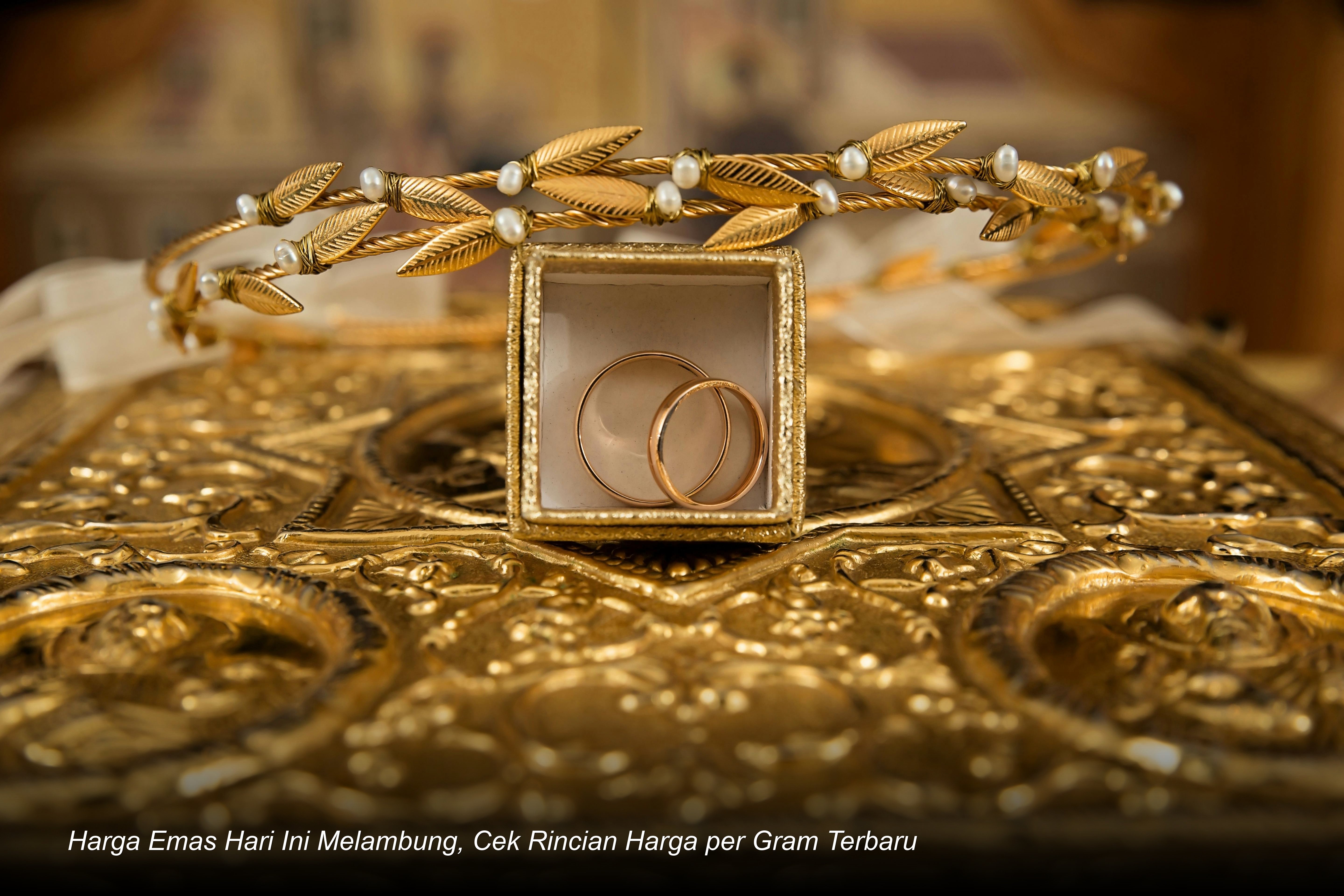 Harga Emas Hari Ini Melambung, Cek Rincian Harga per Gram Terbaru