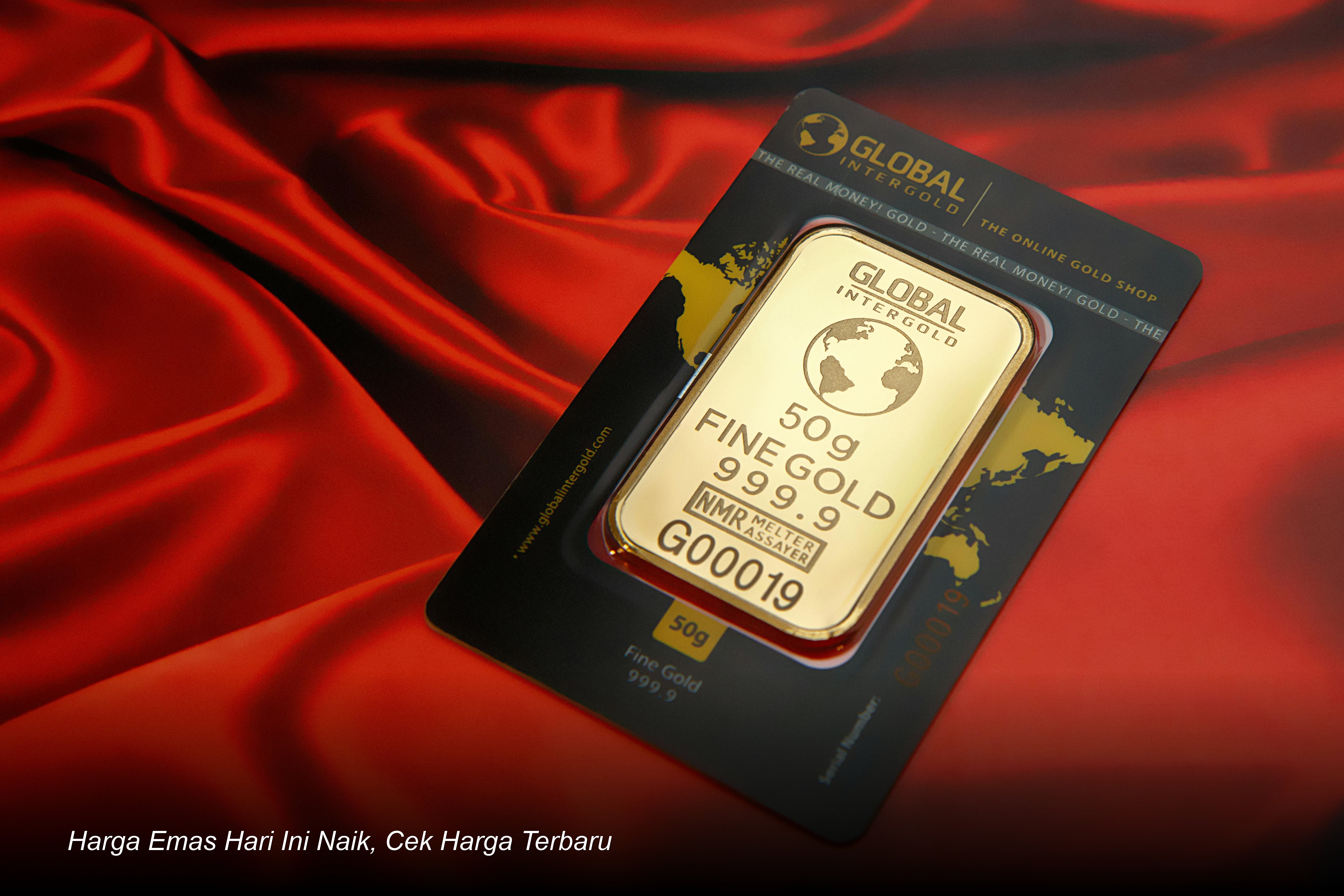 Harga Emas Hari Ini Naik, Cek Harga Terbaru