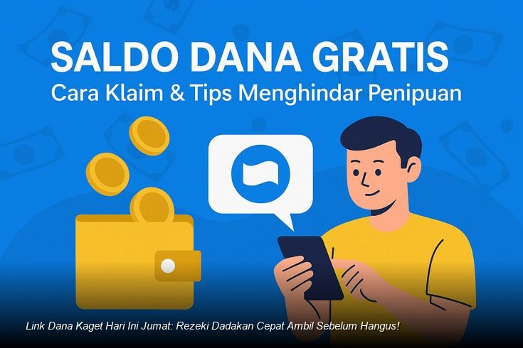Link Dana Kaget Hari Ini Jumat: Rezeki Dadakan Cepat Ambil Sebelum Hangus!