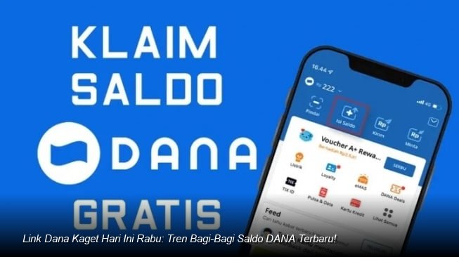 Link Dana Kaget Hari Ini Rabu: Tren Bagi-Bagi Saldo DANA Terbaru!