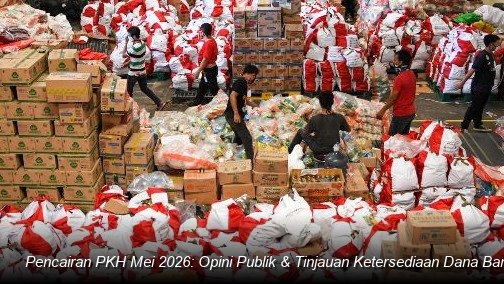 INFO RESMI KEMENSOS - Tampilan antarmuka laman resmi cekbansos Kemensos di layar ponsel pintar milik salah satu warga.