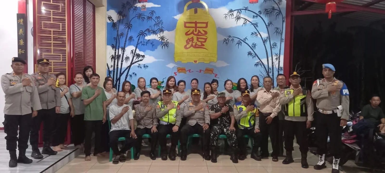 Kapolresta Tangerang Pantau Keamanan Imlek di Litang Bukit NI Kwan Kong Bio Panongan