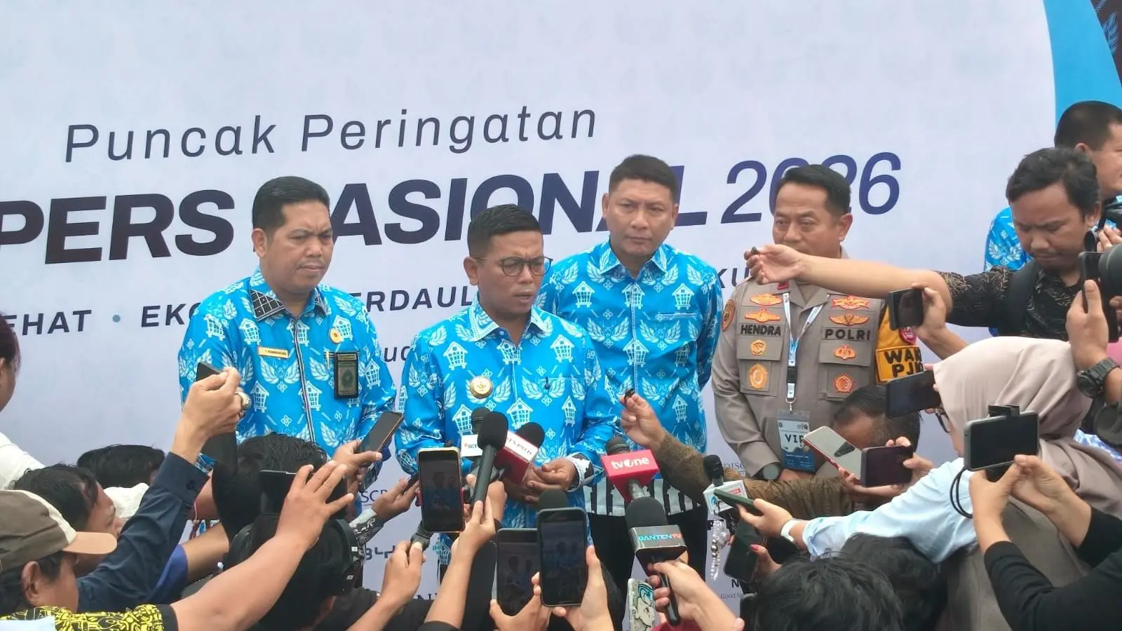 Gubernur Andra Soni Sebut Pers Mitra Penting Pemerintah pada Puncak HPN 2026 di Serang