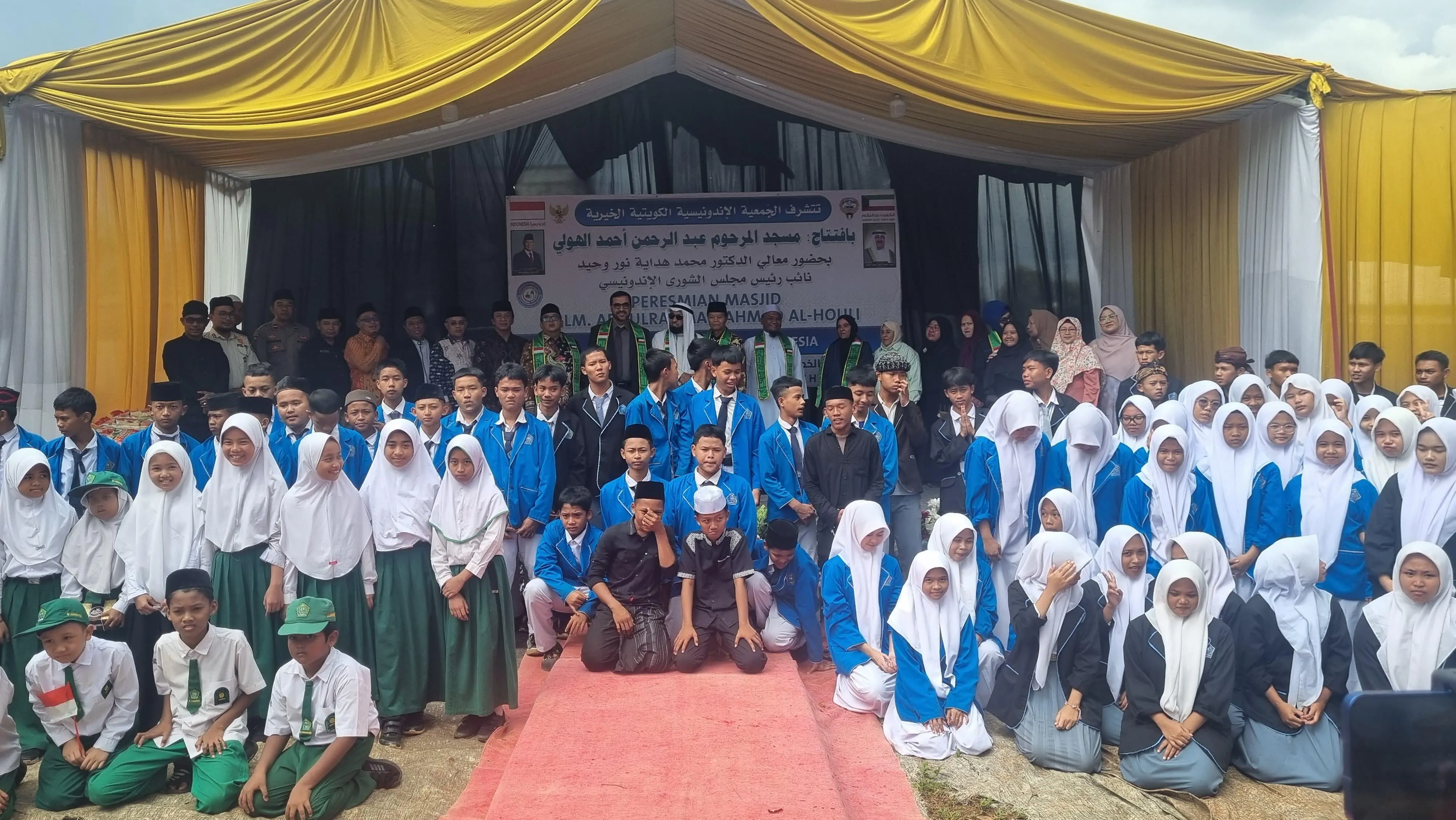 Wujudkan Kebahagiaan Anak Yatim, Masjid Abdurrahman Ahmad Al Houli Diresmikan di Gunung Putri