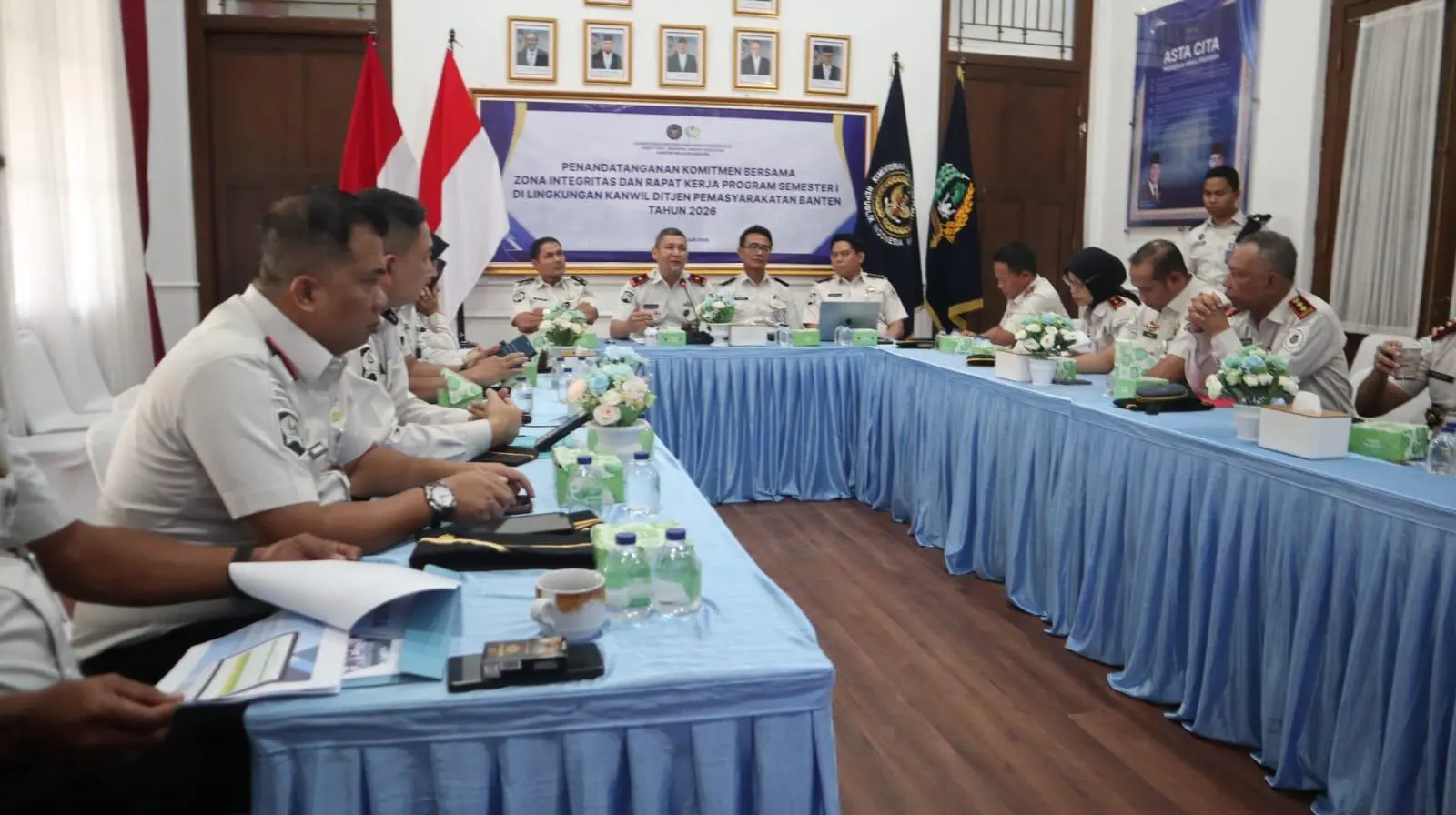 Kepala Rutan Kelas I Tangerang Paparkan Rencana Kerja Semester I 2026 di Kanwil Banten