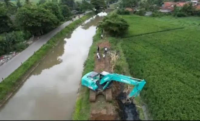DPUPR Kabupaten Serang Normalisasi Saluran Air 1 KM Minimalisir Banjir Perumahan BCP 2