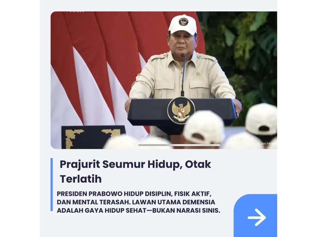 Studi Sains Ungkap Bahaya Sikap Sinis: Narasi Haters Presiden Prabowo Terancam Demensia