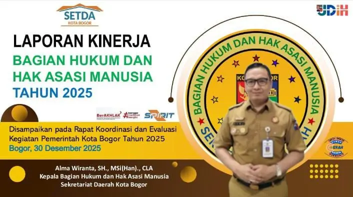 Jelang akhir 2025, Bagian Hukum dan HAM Setda Kota Bogor Evaluasi Rapot Kerja Setahun