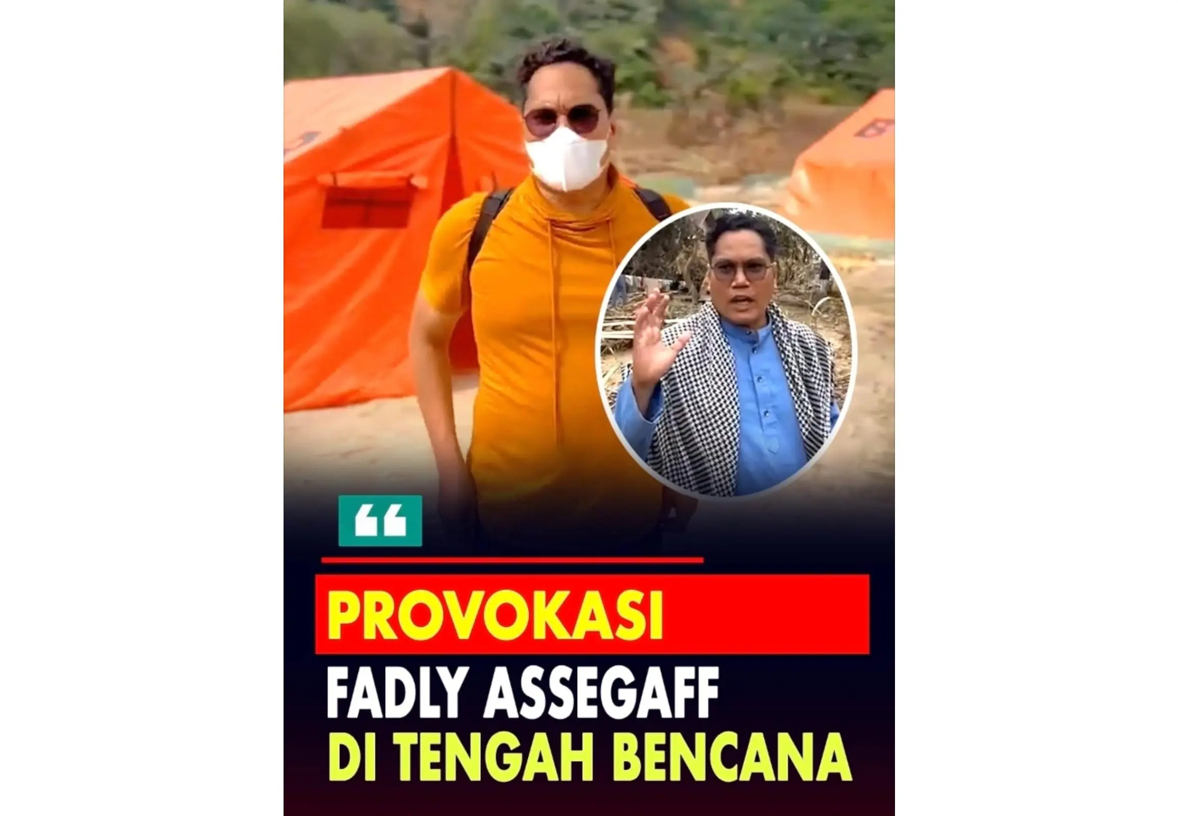 BNPB Bantah Video Viral Fadly Assegaff soal Tenda BNPB di Aceh Tamiang