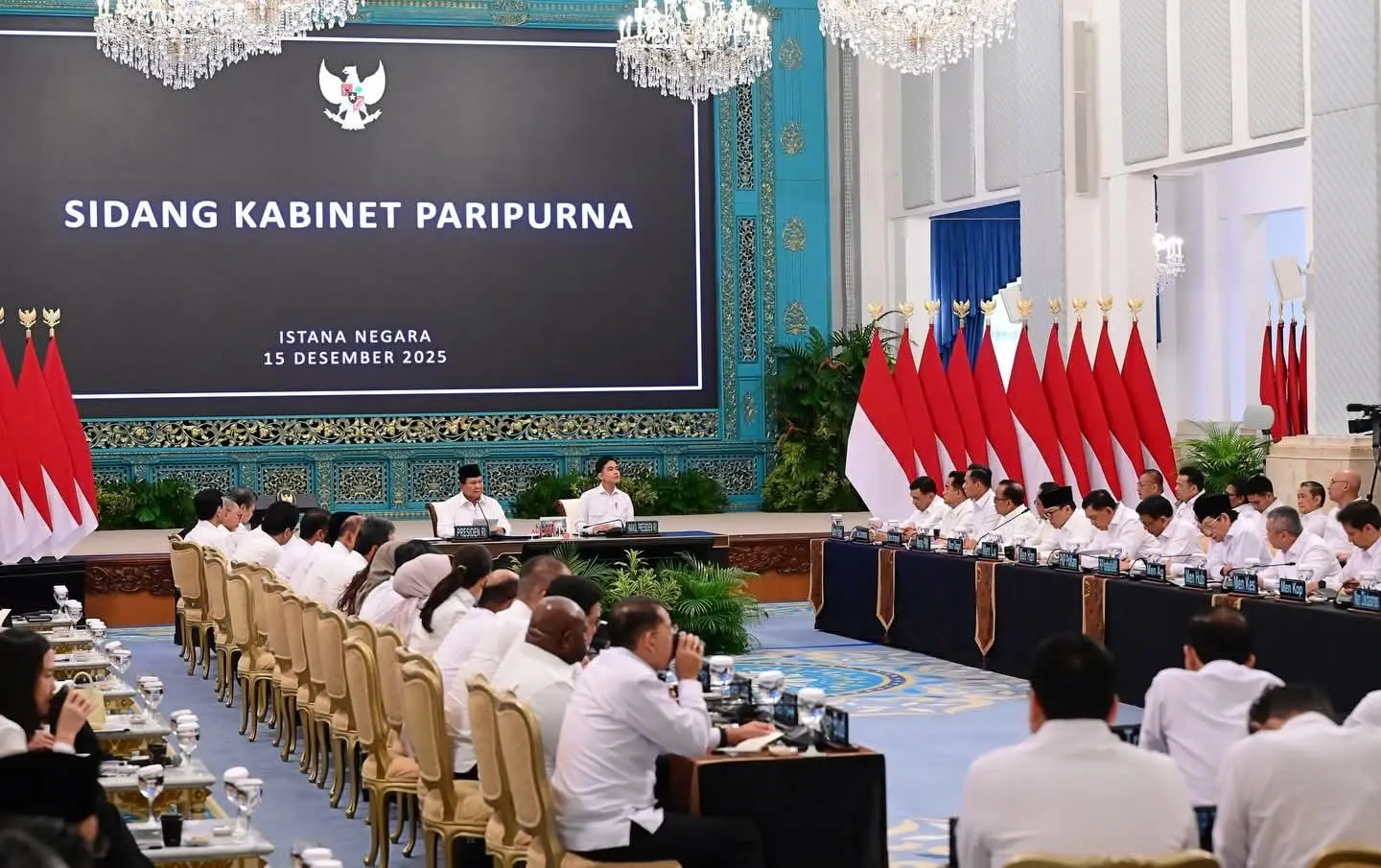 Presiden Prabowo Pimpin Sidang Kabinet Tanggapi Bencana, 2.000 Rumah Mulai Dibangun