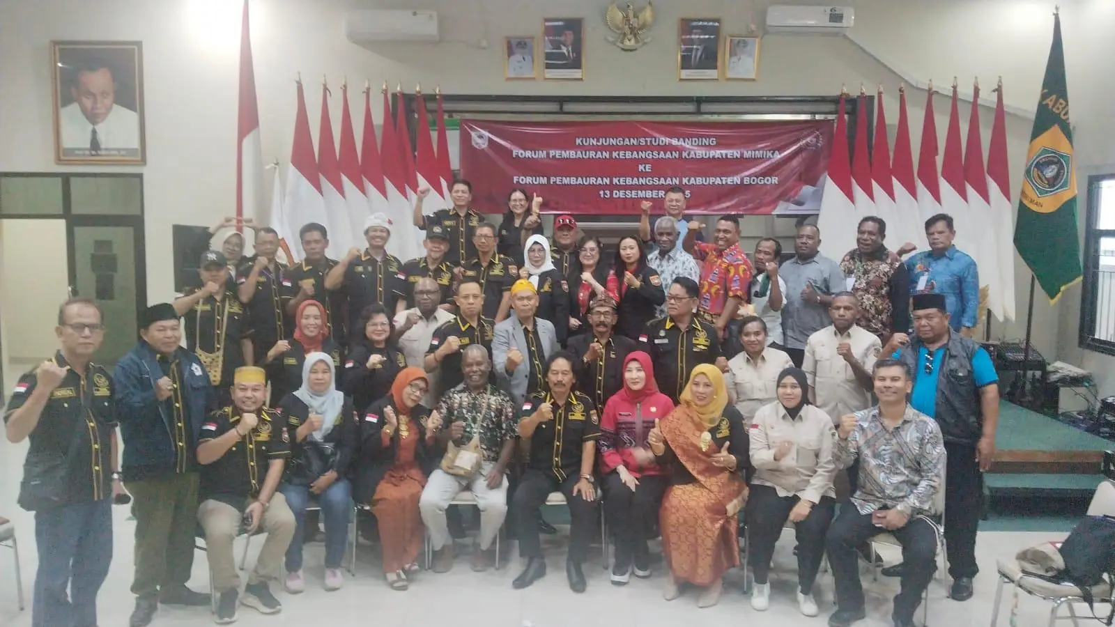 Merajut Harmoni Nusantara: FPK Mimika Belajar Pembauran Kebangsaan ke Kabupaten Bogor