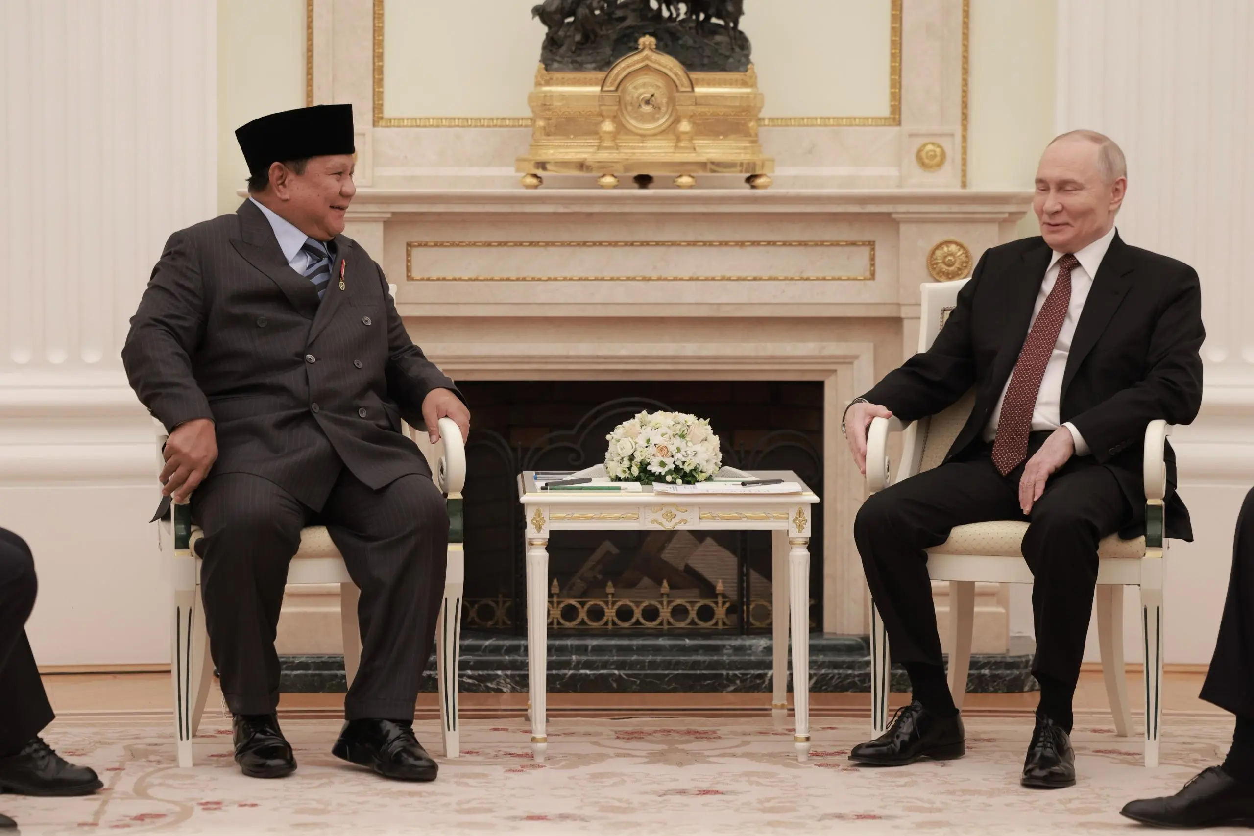 Prabowo dan Putin Bahas Perdagangan RI-Rusia di Moskow