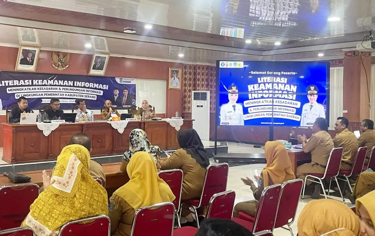 Diskominfo Serang Gelar Literasi Keamanan Informasi untuk ASN