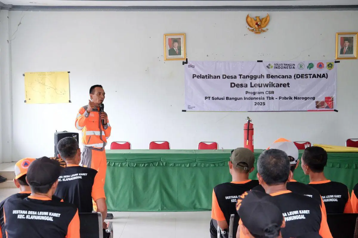 Solusi Bangun Indonesia Latih Warga Desa Tangguh Bencana