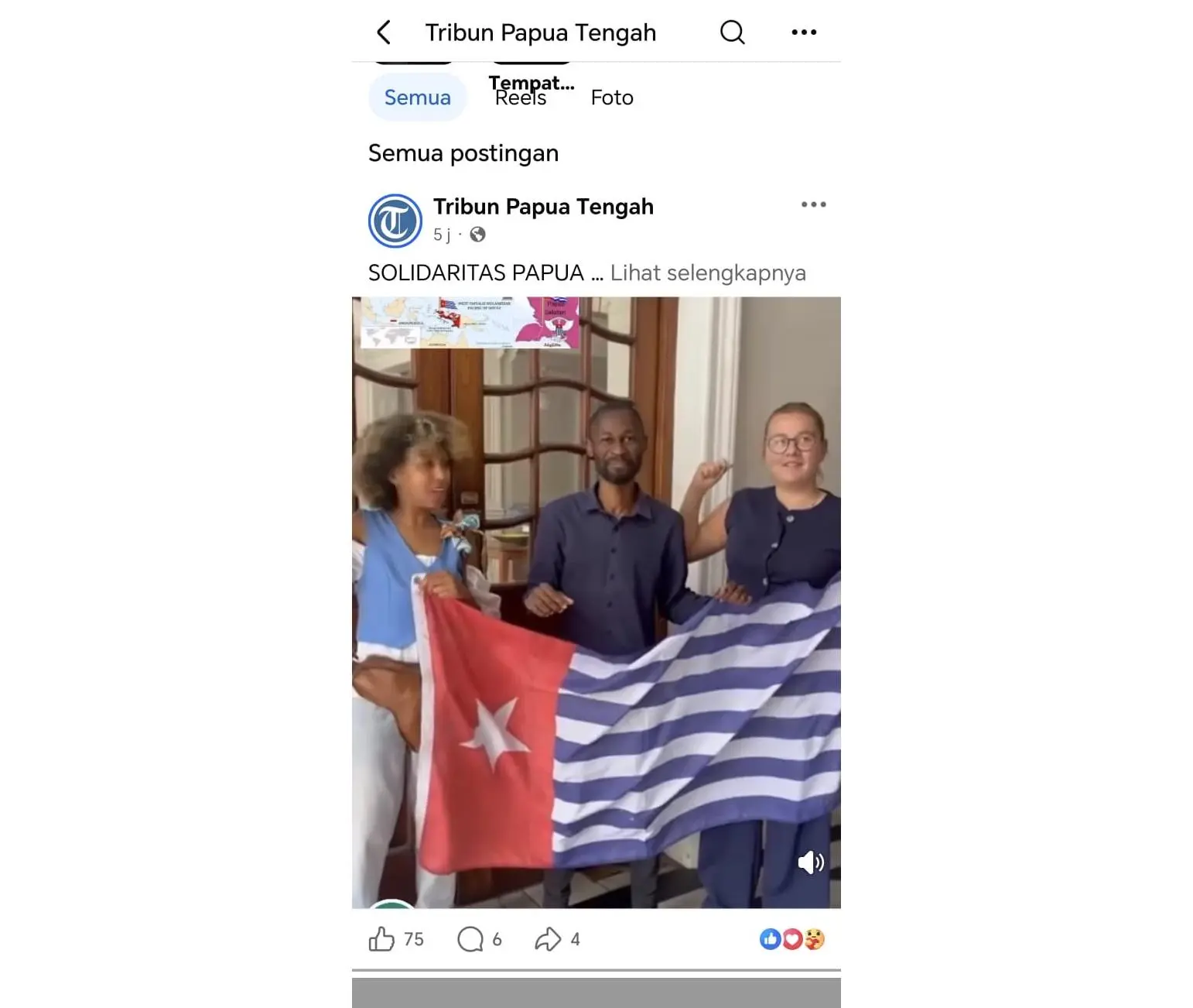 Akun Palsu Tribun Papua Tengah Diduga Digunakan OPM untuk Propaganda