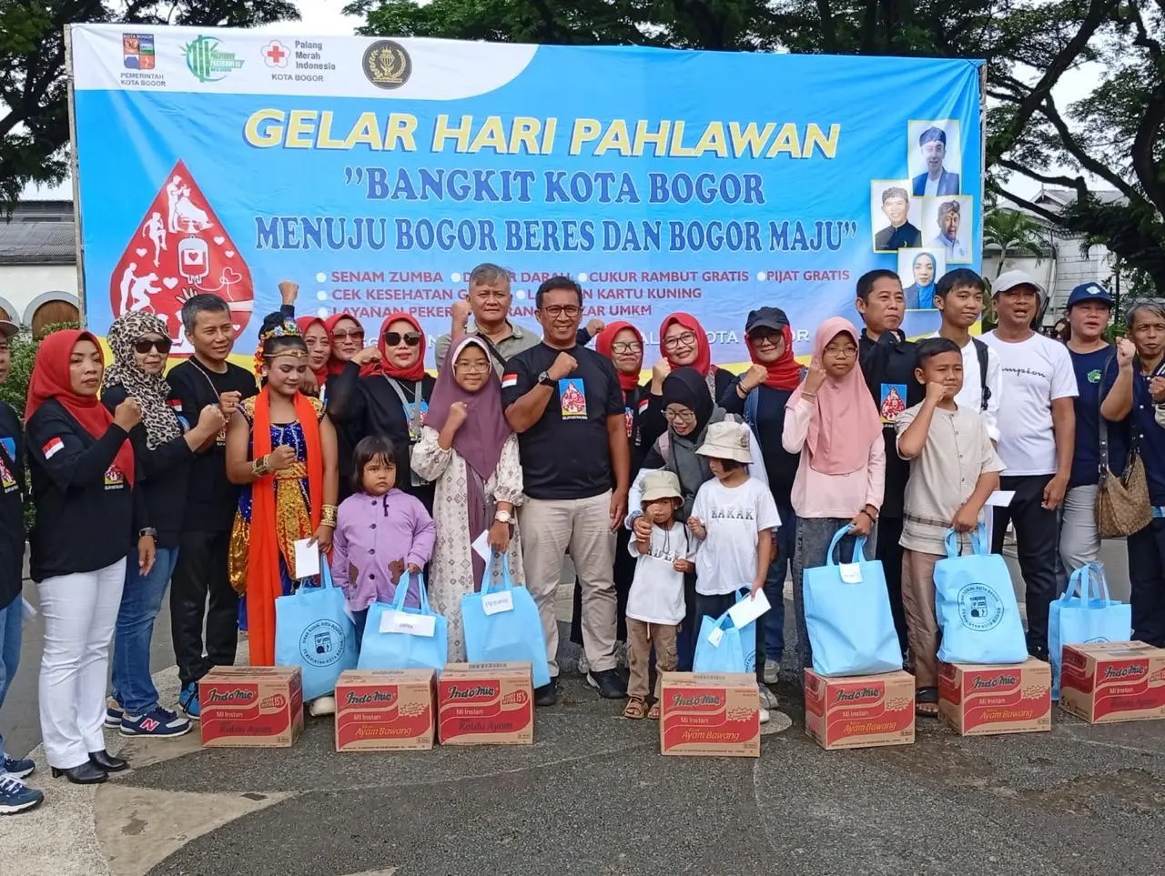 Gebyar Pahlawan Menginspirasi: Semangat Bogor Beres Bogor Maju Membludak di Alun-Alun Kota Bogor