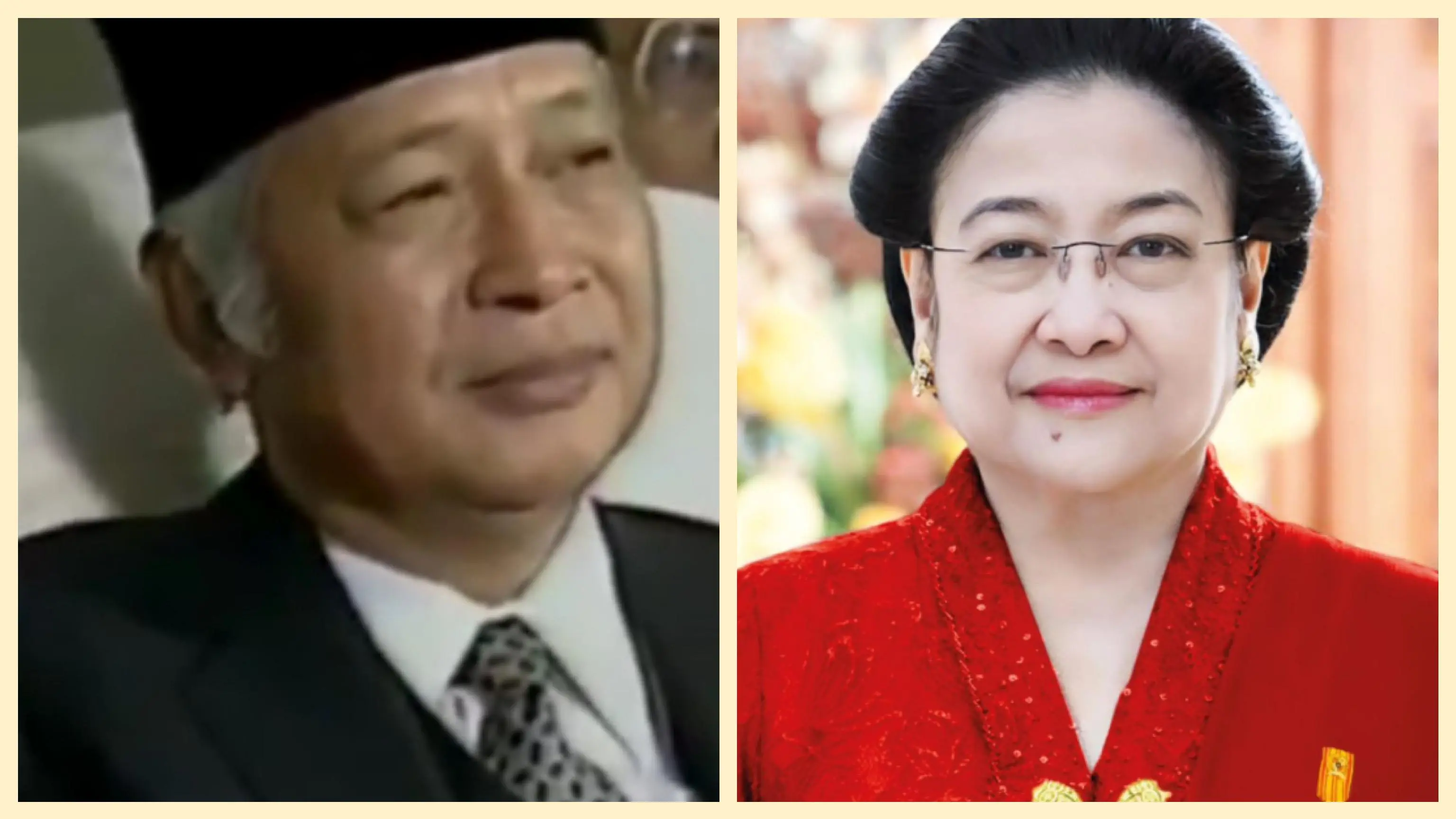 Begini Sejarah Harmonis Soeharto dan Megawati: Bagian dari Pesan Perdamaian