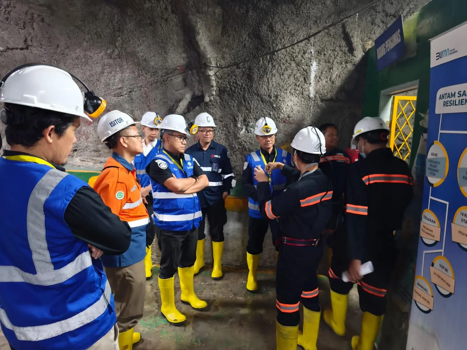 Audit SMP Obvitnas Polri di PT Antam Tbk UBPE Pongkor