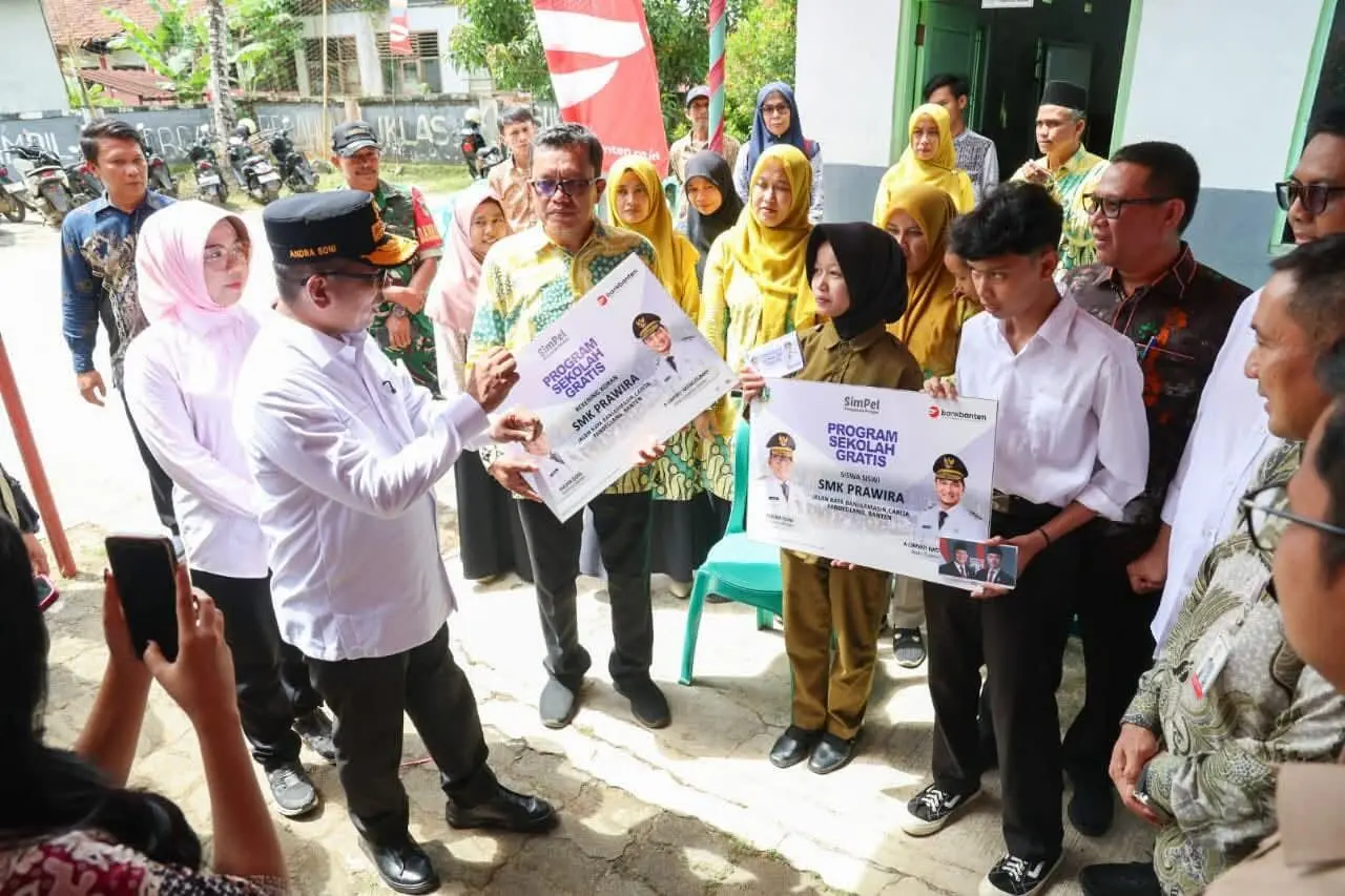Gubernur Banten Dorong Siswa SMK Prawira Raih Cita-Cita Tanpa Biaya