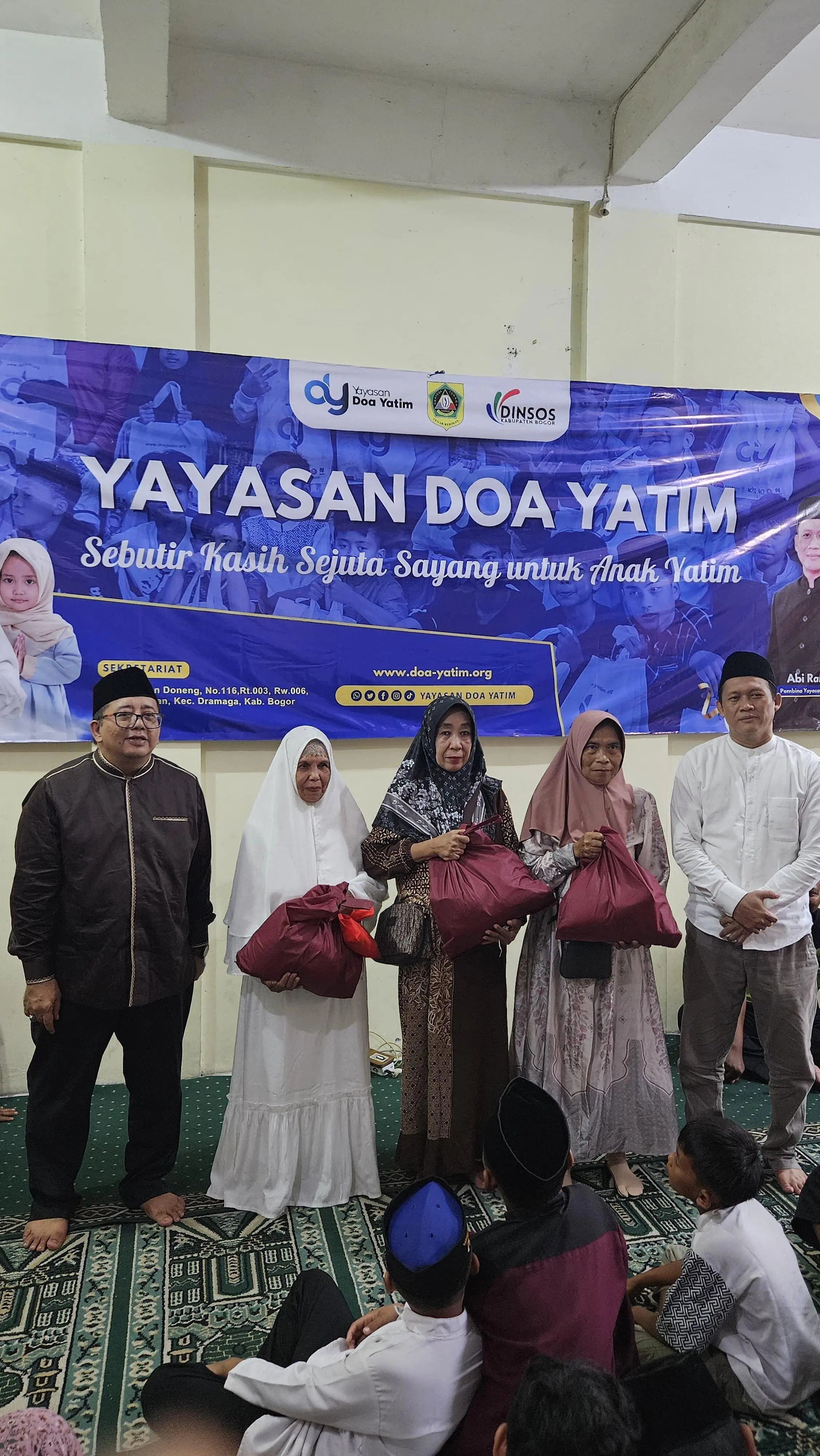 H. Ricky Kurniawan Ajak Masyarakat Dukung Anak Yatim di Acara Yayasan Doa Yatim di Dramaga