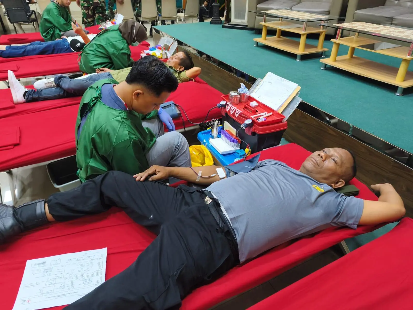 Bakti Sosial Donor Darah FPK Kabupaten Bogor Meriah dan Penuh Antusias