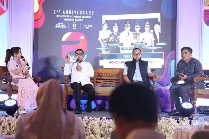 Gubernur Andra Soni Dorong Influencer Ciptakan Ruang Digital Positif
