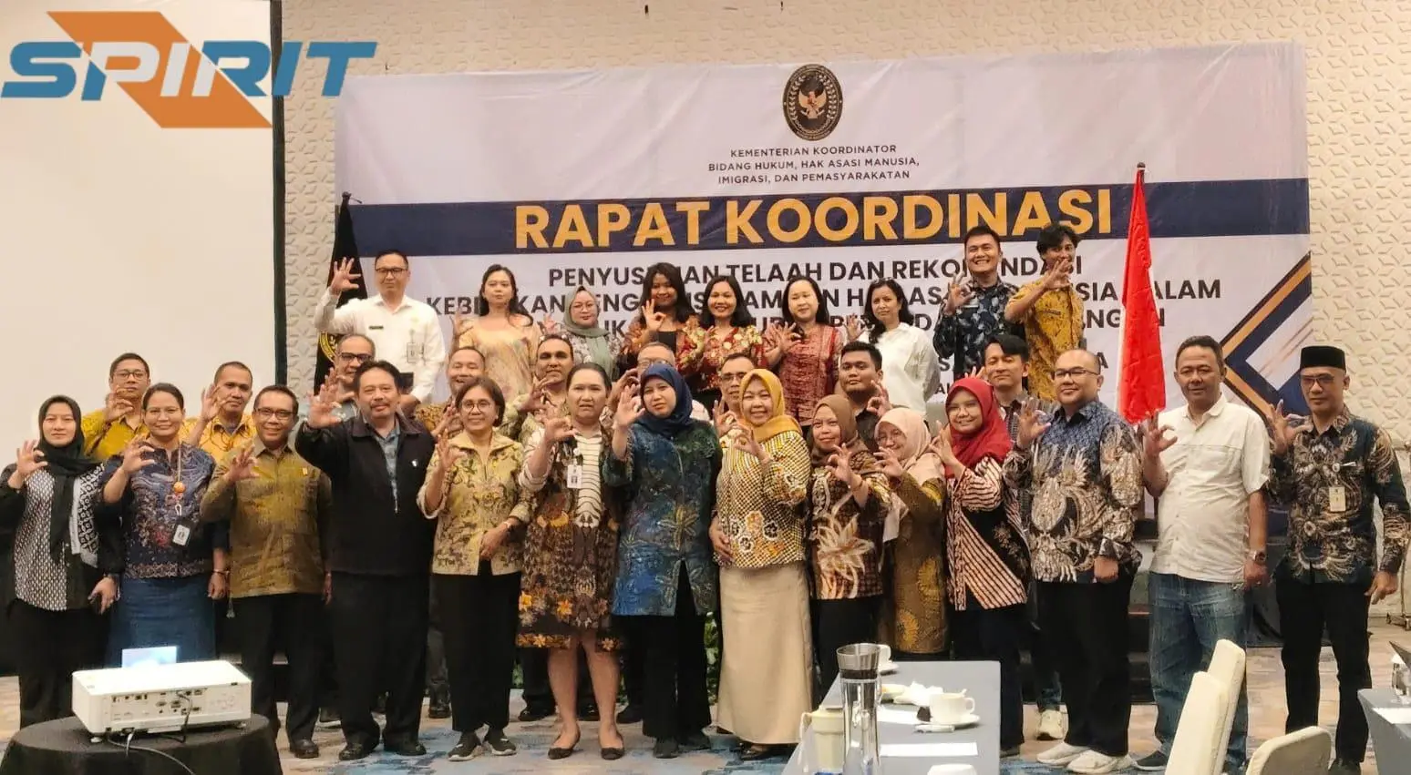 Pemkot Bogor Ikuti Rakor Kemenko Hukum dan HAM, Alma: Pentingnya Pengarusutamaan