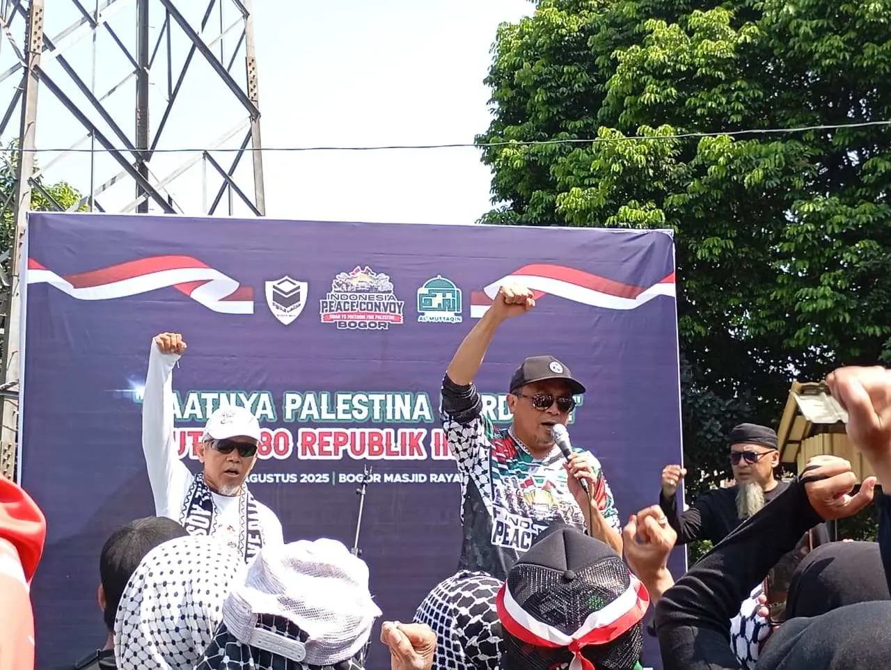 Indonesia Peace Convoy: Aksi Solidaritas untuk Palestina di Bogor