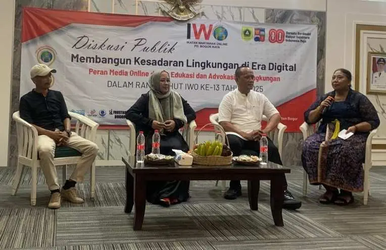 IWO Bogor Raya Rayakan HUT ke-13 dengan Diskusi Lingkungan