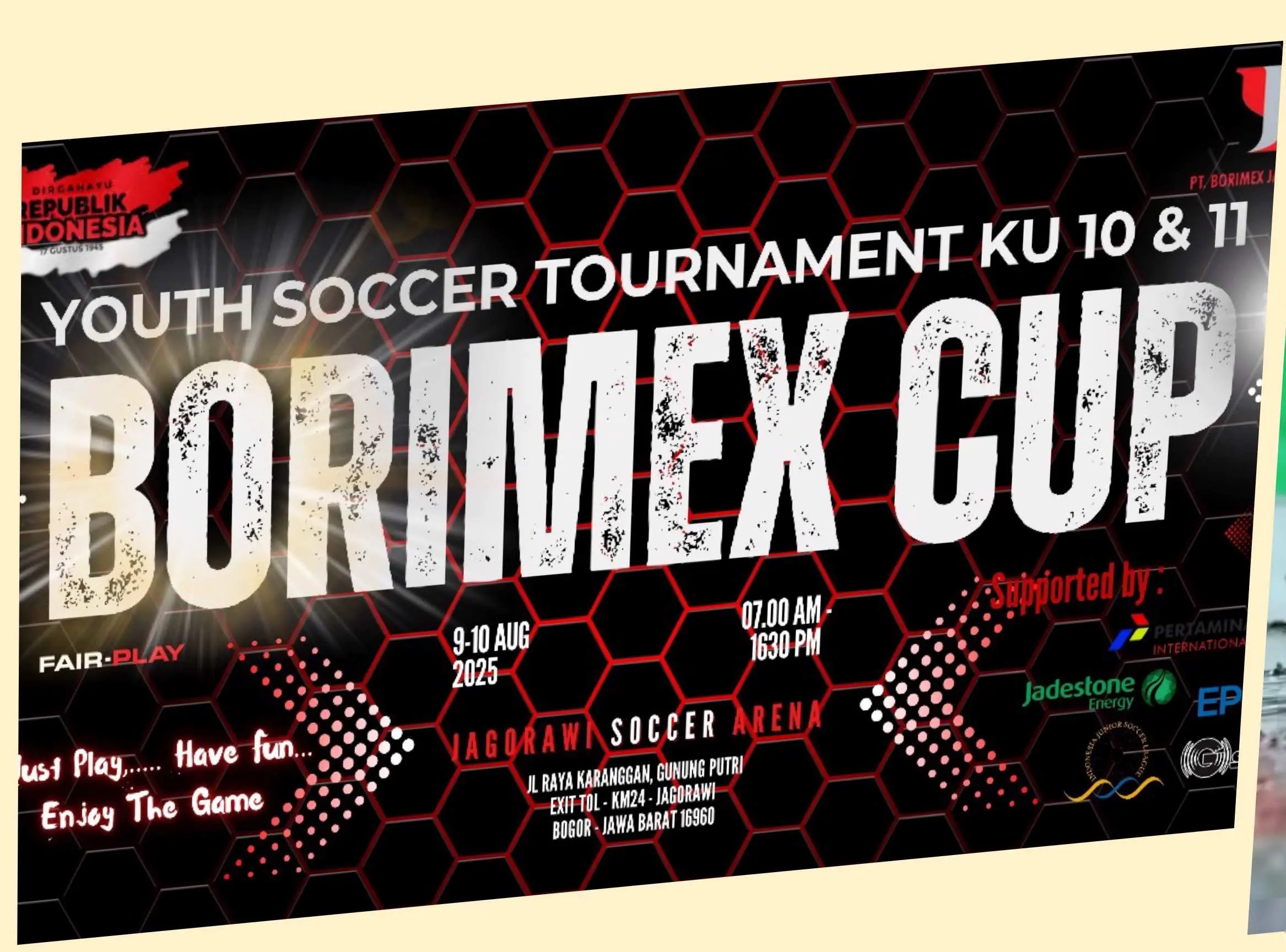 Siap-siap Borimex Cup 2025 di Bogor: Membangun Generasi Lewat Sepak Bola