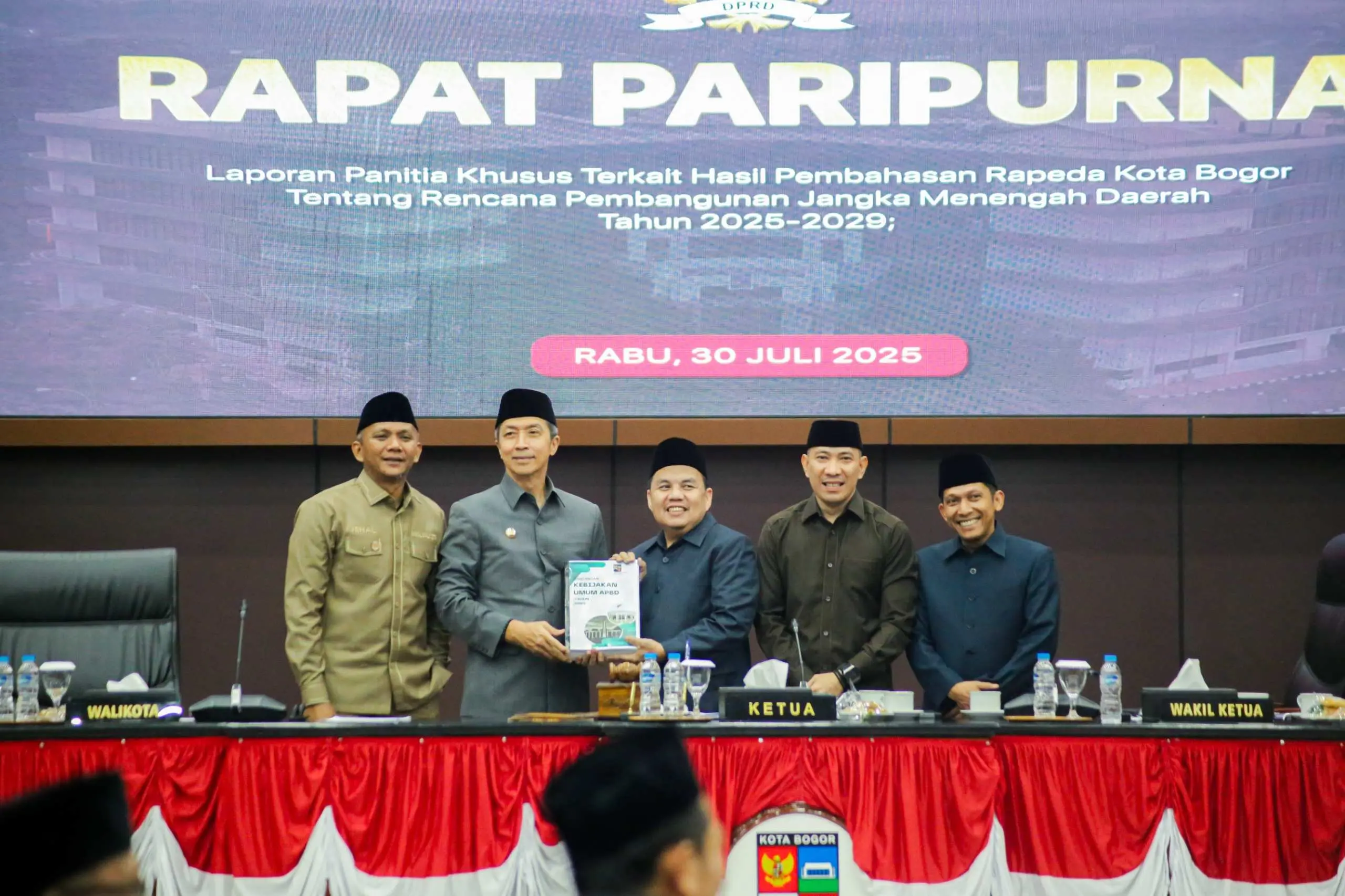 RPJMD Kota Bogor 2025–2029 Resmi Menjadi Perda