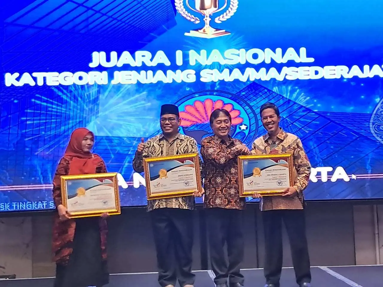 SMAN 9 Jakarta Menjadi Juara 1 Nasional Sekolah Siaga Kependudukan