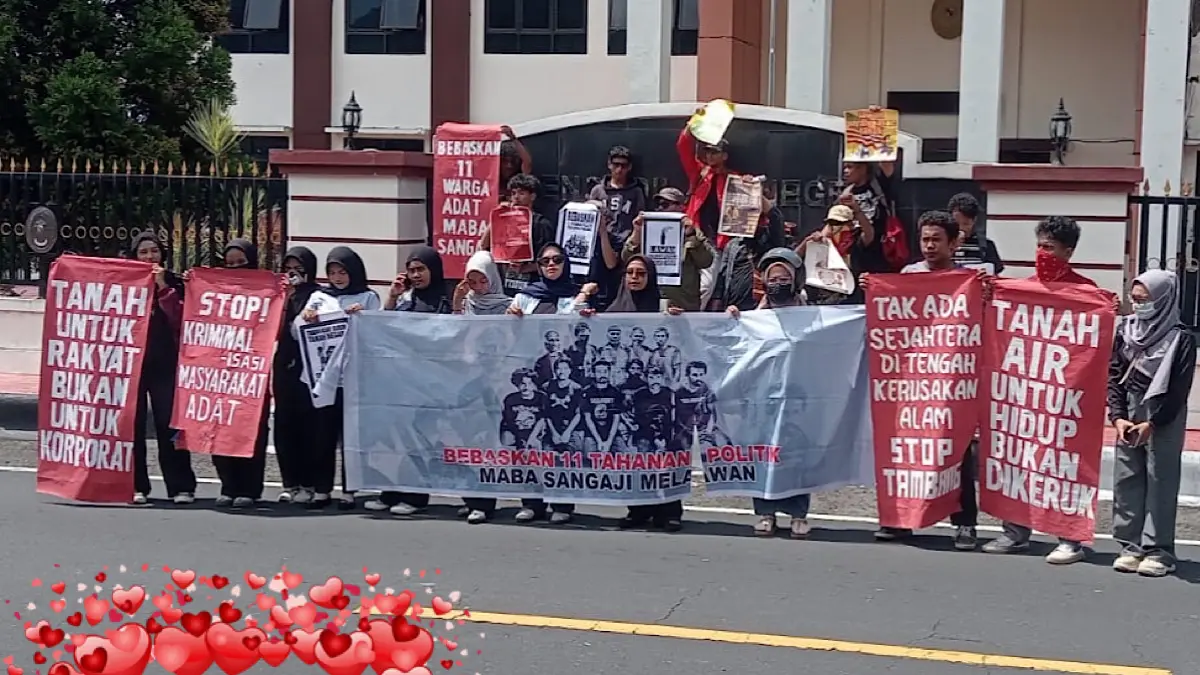 FPD Desak Pembebasan 11 Pejuang Lingkungan yang Ditahan dan Cabut IUP PT. Position