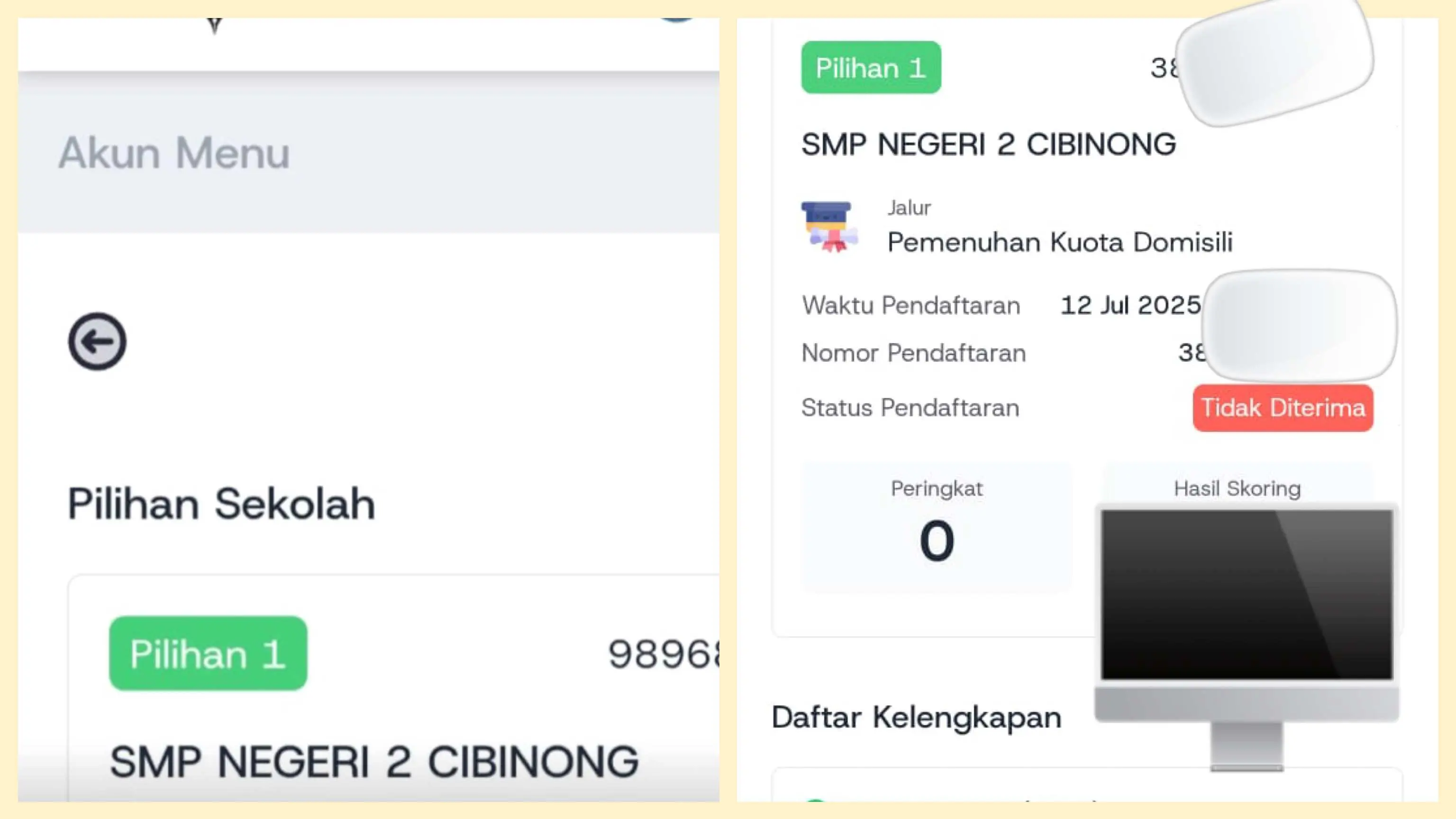 Kekecewaan Orang Tua Calon Siswa SMPN 2 Cibinong di SPMB Jalur Zonasi