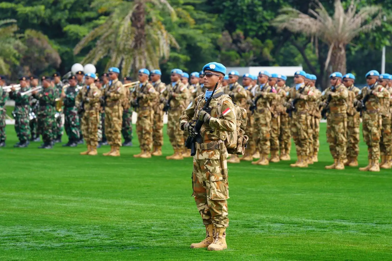 173 Prajurit TNI Kembali ke Tanah Air usai Misi Perdamaian