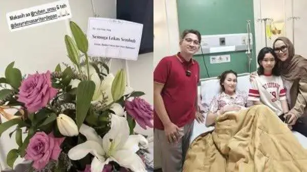 Ayu Ting Ting Sakit, Ruben Onsu Jenguk, Netizen Salfok Nama Desy Ratnasari
